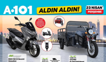 A101'de 23 Nisan "Aldın aldın" kataloğu: Bisiklet 2.999 TL, motosiklet 89.990 TL