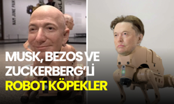 Berlin'de robot köpekler yapay zeka sanatı üretiyor: Elon Musk, Bezos ve Zuckerberg'in yüzleri var