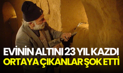23 yıl boyunca evinin altını kazdı! Ortaya görenleri şaşkına çeviren yer altı tapınağı çıktı