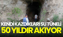 Malatya’da yarım asırlık emek: Kendi kazdıkları su tüneli 50 yıldır akıyor