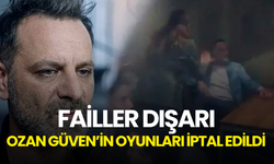 "Failler dışarı" protestosu sonrası dikkat çeken gelişme: Ozan Güven’in oyunları peş peşe iptal edildi