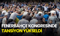 Fenerbahçe kongresinde tansiyon yükseldi! Aziz Yıldırım ve Hakan Safi taraftarları karşı karşıya geldi
