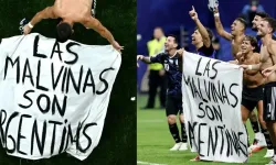 İngiltere, Arjantin’in pankartı sonrası FIFA’ya soruşturma istedi