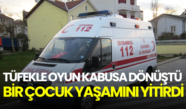 Babasının tüfeğiyle oynayan çocuk, arkadaşının ölümüne neden oldu