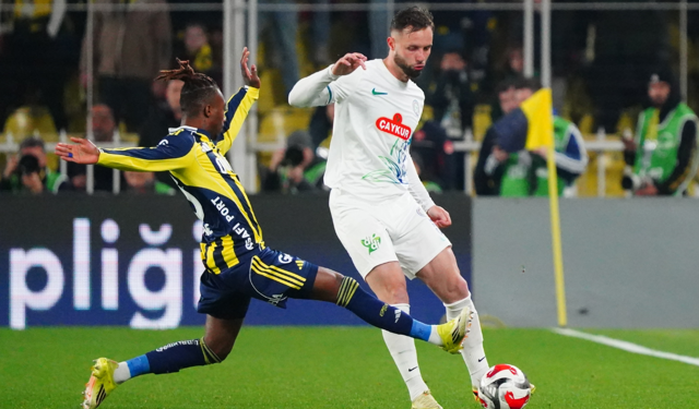 Fenerbahçe son saniyede liderlik fırsatını tepti