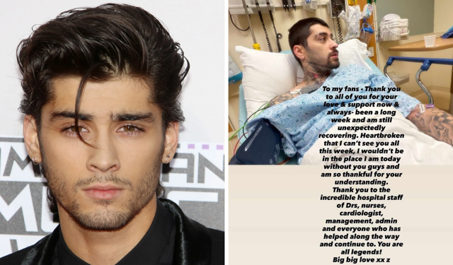 One Direction'ın eski üyesi Zayn Malik hastaneye kaldırıldı: Sevenleri endişelendi