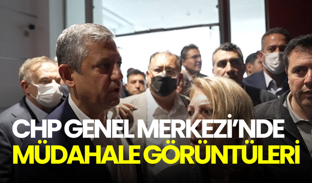 CHP Genel Merkezi’nde müdahale görüntüleri ortaya çıktı! “Önce kadınlar” detayı