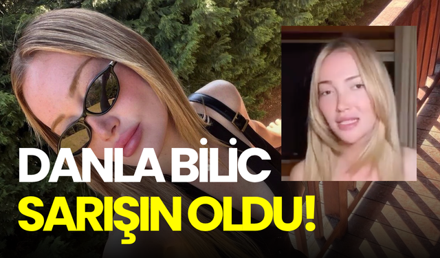 Danla Bilic sarışın oldu: Sosyal medya ikiye bölündü
