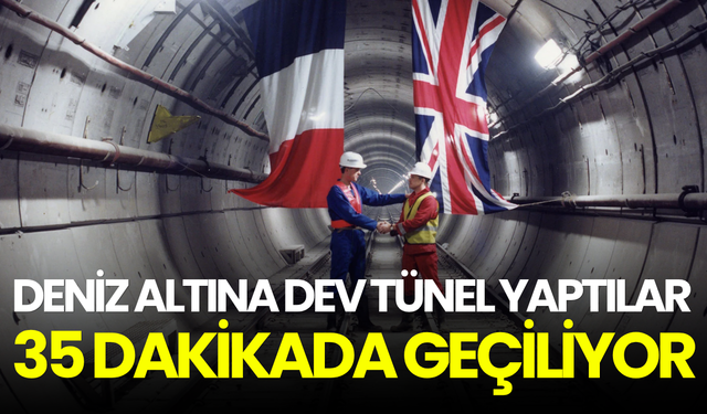 Deniz altındaki dev tünel, 11 yılda yapıldı, 35 dakikada geçiliyor