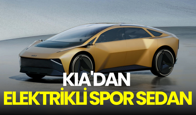 Kia'dan elektrikli spor sedan