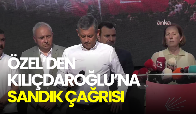 Manisa’da "mutlak butlan" protestosu: Özgür Özel’den Kılıçdaroğlu’na tarihli çağrı