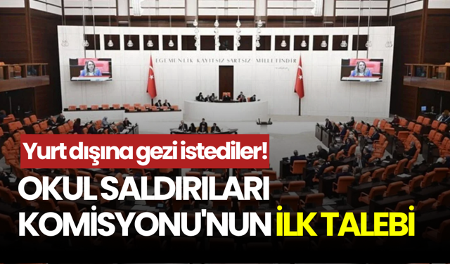 Okul Saldırıları Komisyonu'nun ilk talebi: Yurt dışına gezi istediler!