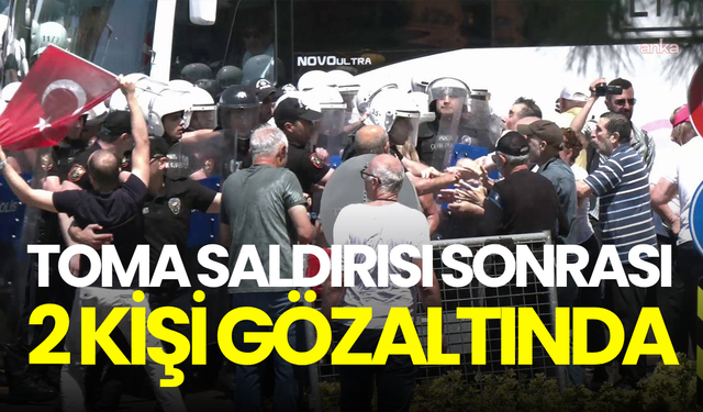Özgür Özel’in İzmir mitinginde TOMA müdahalesi sonrası 2 kişi gözaltında