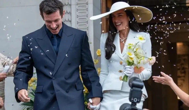 Sessiz sedasız evlendiler! Dua Lipa ile Callum Turner’dan sürpriz nikâh