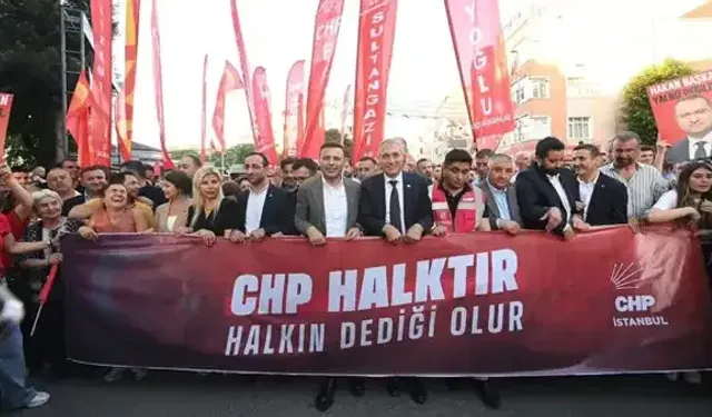 CHP İstanbul Beykoz’da “Geçim, Özgürlük, Adalet ve Seçim” yürüyüşüne çağrı yaptı