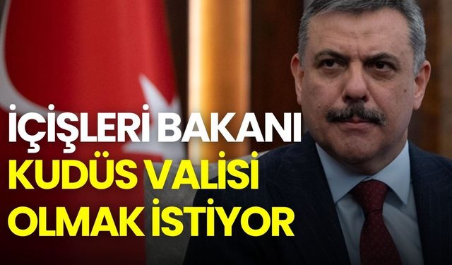 İçişleri Bakanı Kudüs Valisi olmak istiyor