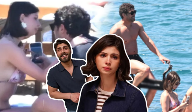 Taşacak Bu Deniz'in Fadime'si Zeynep Atılgan ve Ali Öner Bodrum'da görüntülendi