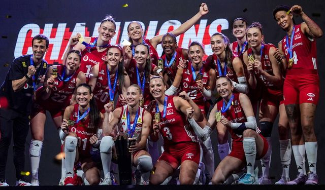 Filenin Sultanları Brezilya’yı 3-1 ile geçti, VNL’de yeniden şampiyon