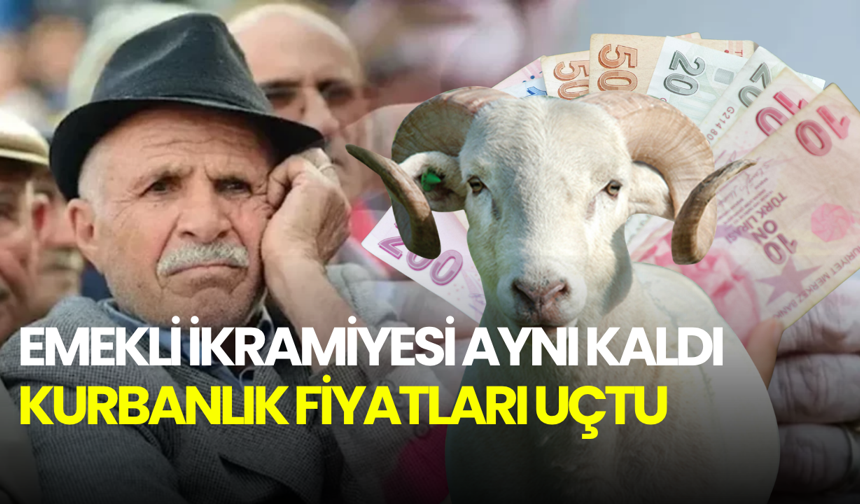 Emekli ikramiyesi aynı kaldı ama kurbanlık fiyatları uçtu