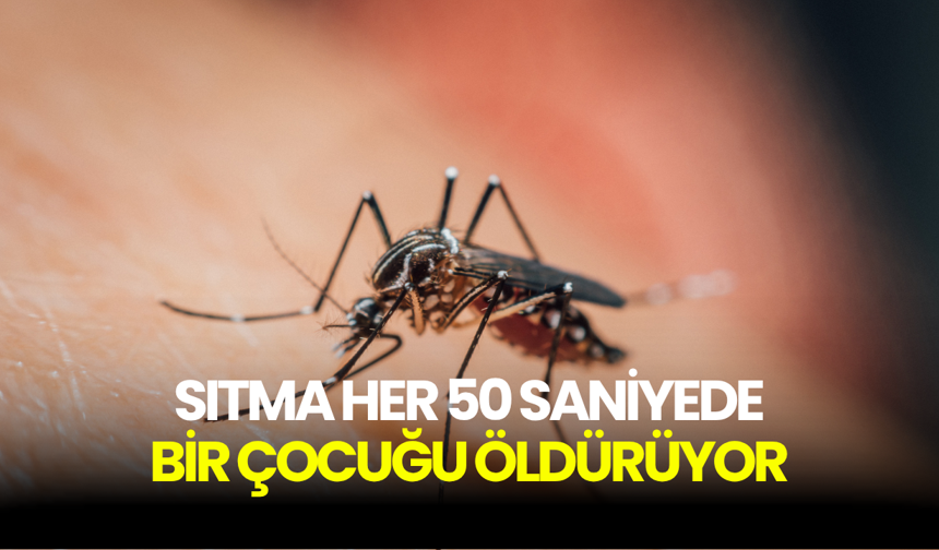 Sıtma her 50 saniyede bir çocuğu öldürüyor