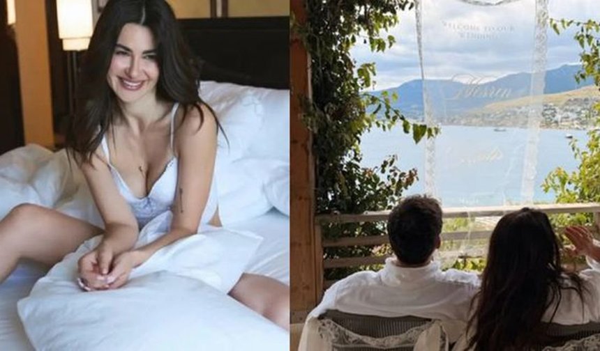 Gizemli paylaşımlar kafa karıştırdı: Nesrin Cavadzade sessiz sedasız evlendi mi?