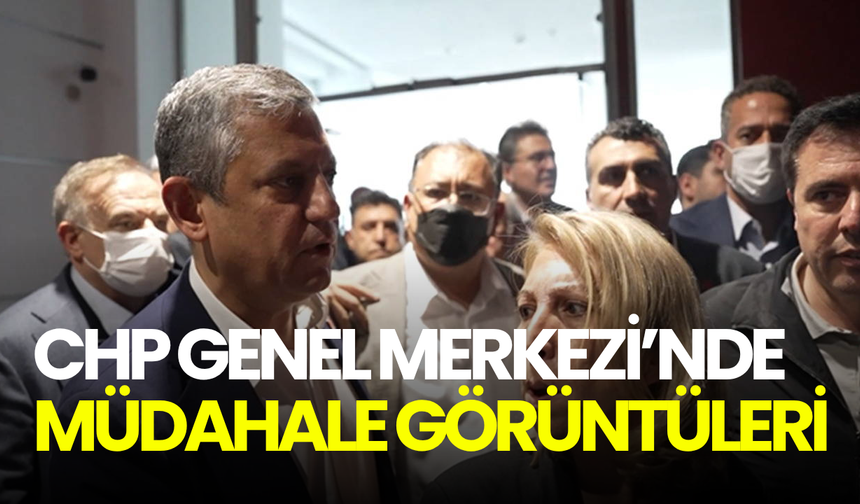 CHP Genel Merkezi’nde müdahale görüntüleri ortaya çıktı! “Önce kadınlar” detayı
