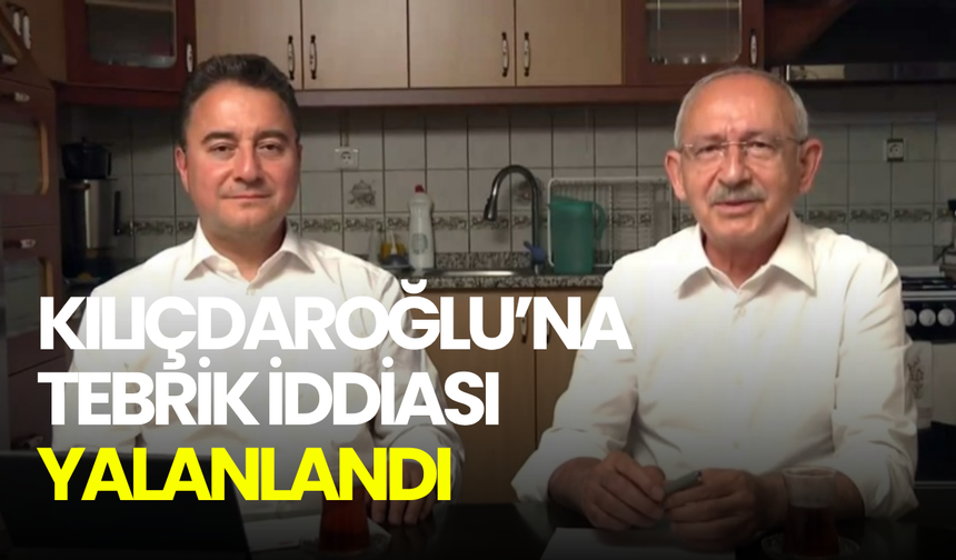 DEVA Partisi’nden Babacan iddiasına yalanlama! “Kılıçdaroğlu ile herhangi bir temas olmadı”