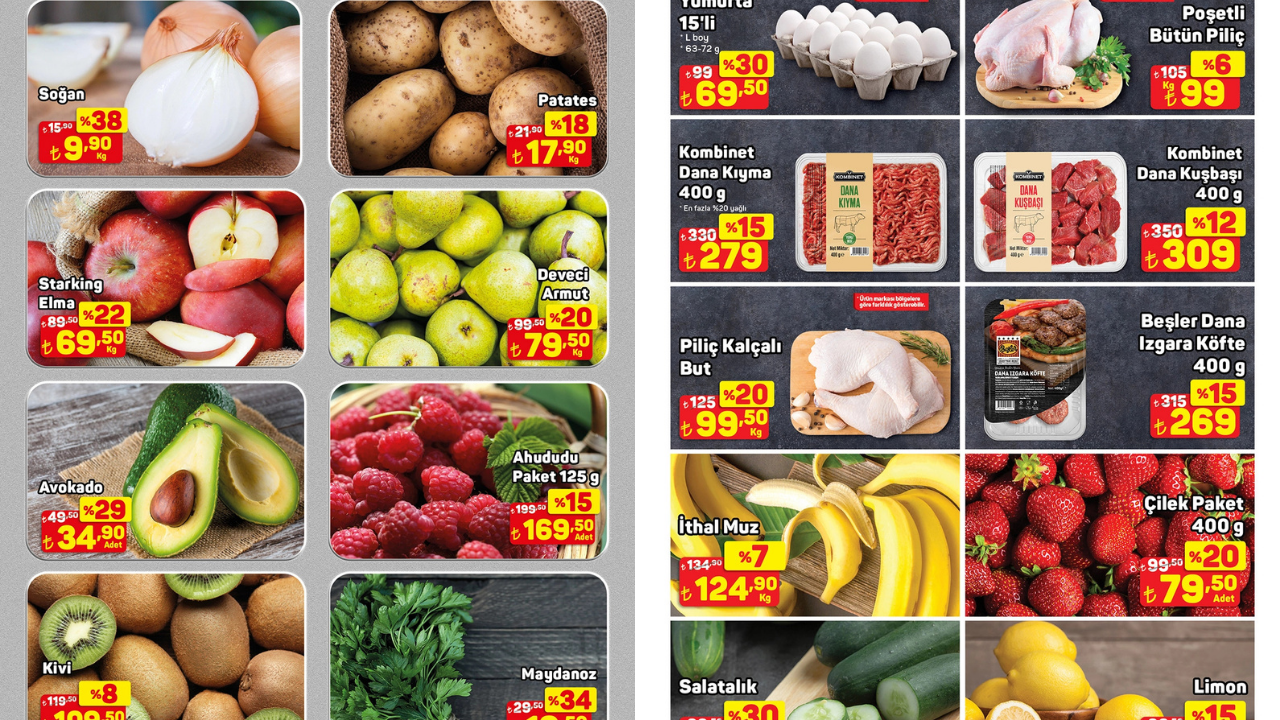 16-19 Nisan "Tazenin Yıldızları" kataloğu: A101 Soğan 9,90 TL, patates 17,90 TL!