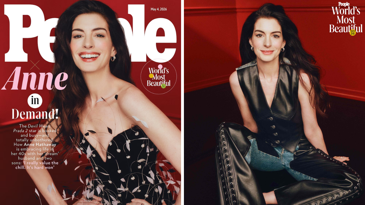 Anne Hathaway Dünyanın En Güzel Kadını Seçildi (1)