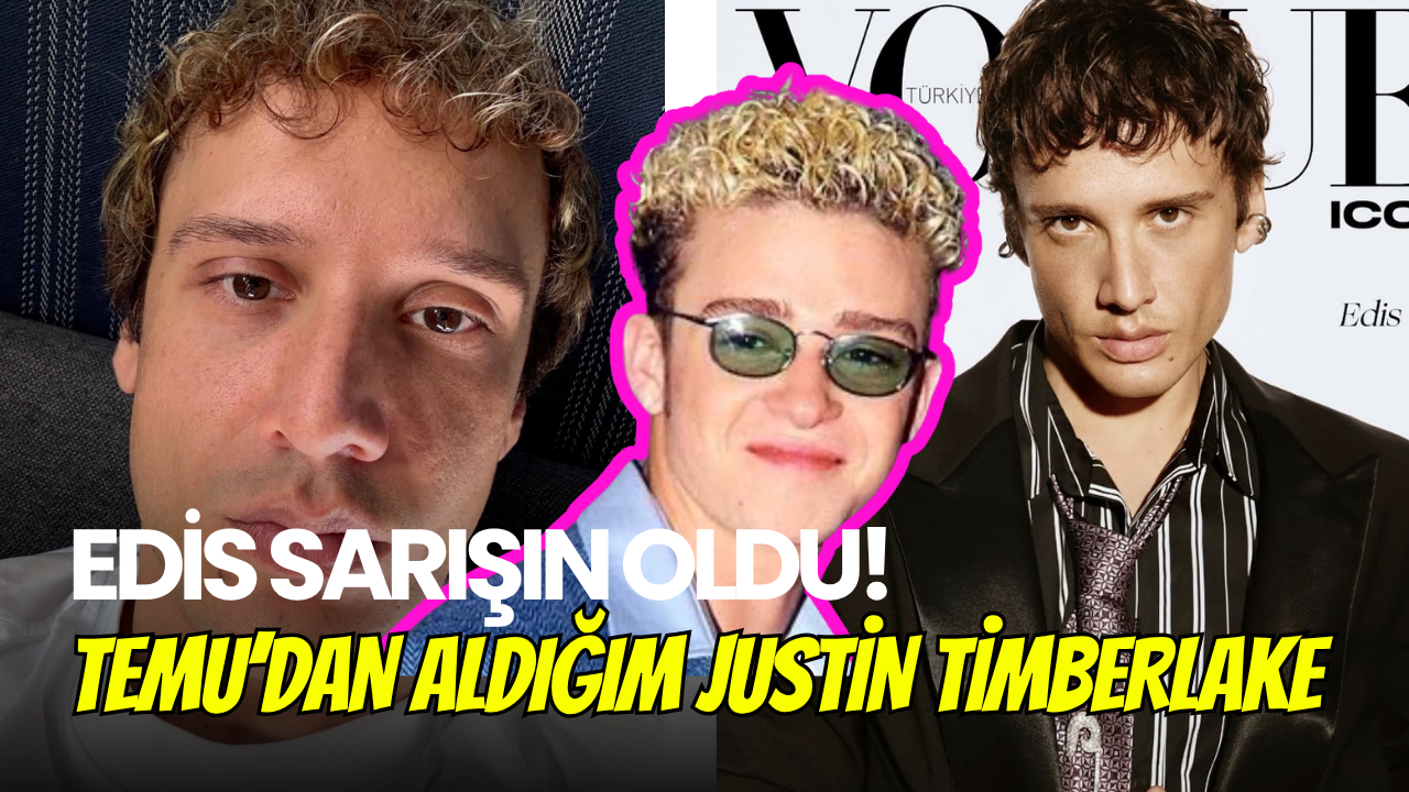 Edis sarışın oldu: Justin Timberlake'e benzetti