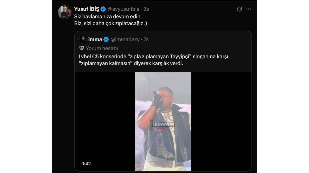 Lvbel C5’Ten “Zıplamayan Tayyipçi” Açıklaması Siyasi Bir Yönlendirme Yok (1)