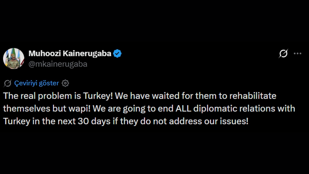 Uganda Genelkurmay Başkanı'ndan Türkiye'ye Tehdit, İsrail'e Asker Desteği (1)