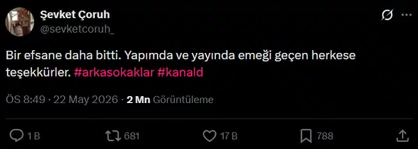 Bir Devrin Sonu Arka Sokaklar Final Yapıyor!