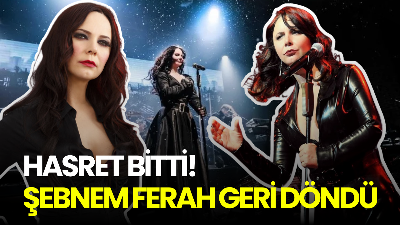 HASRET BİTTİ! Rock müziğin efsane sesi Şebnem Ferah geri dönüyor!
