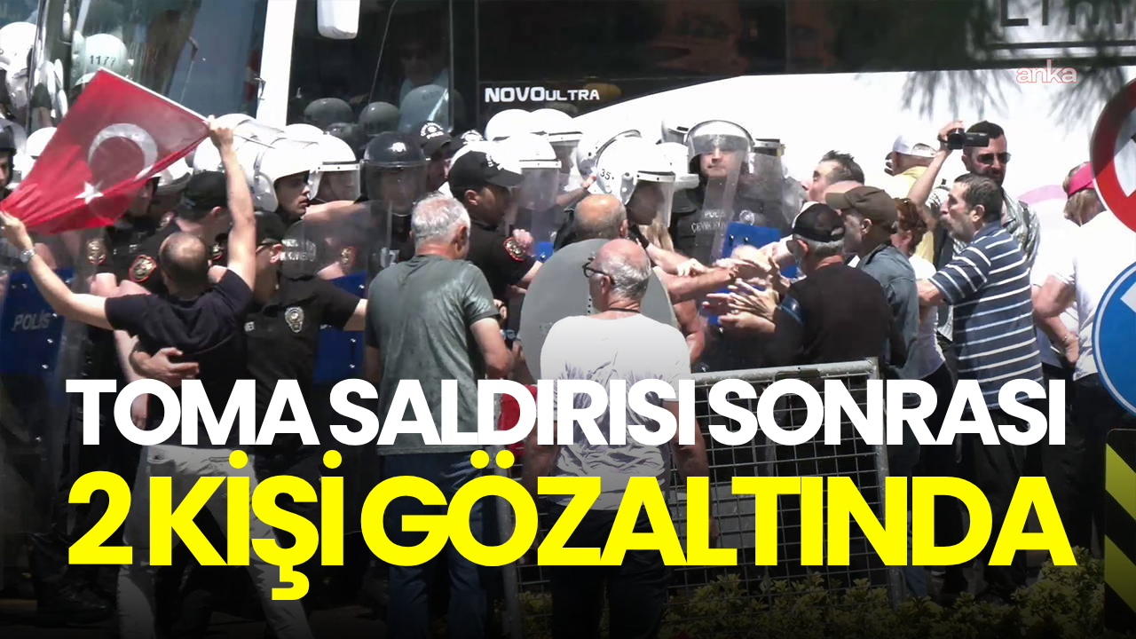 Özgür Özel’in İzmir mitinginde TOMA müdahalesi sonrası 2 kişi gözaltında