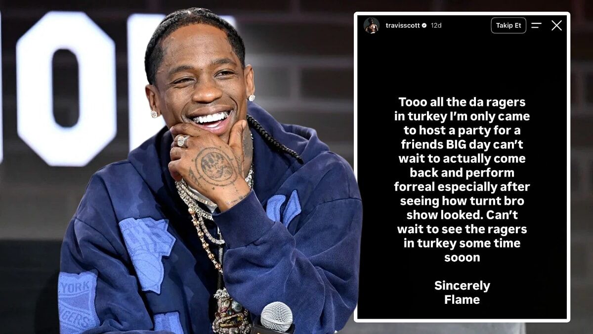 18 Dakikalık Sahne Tartışması Sonrası Travis Scott’tan Açıklama1