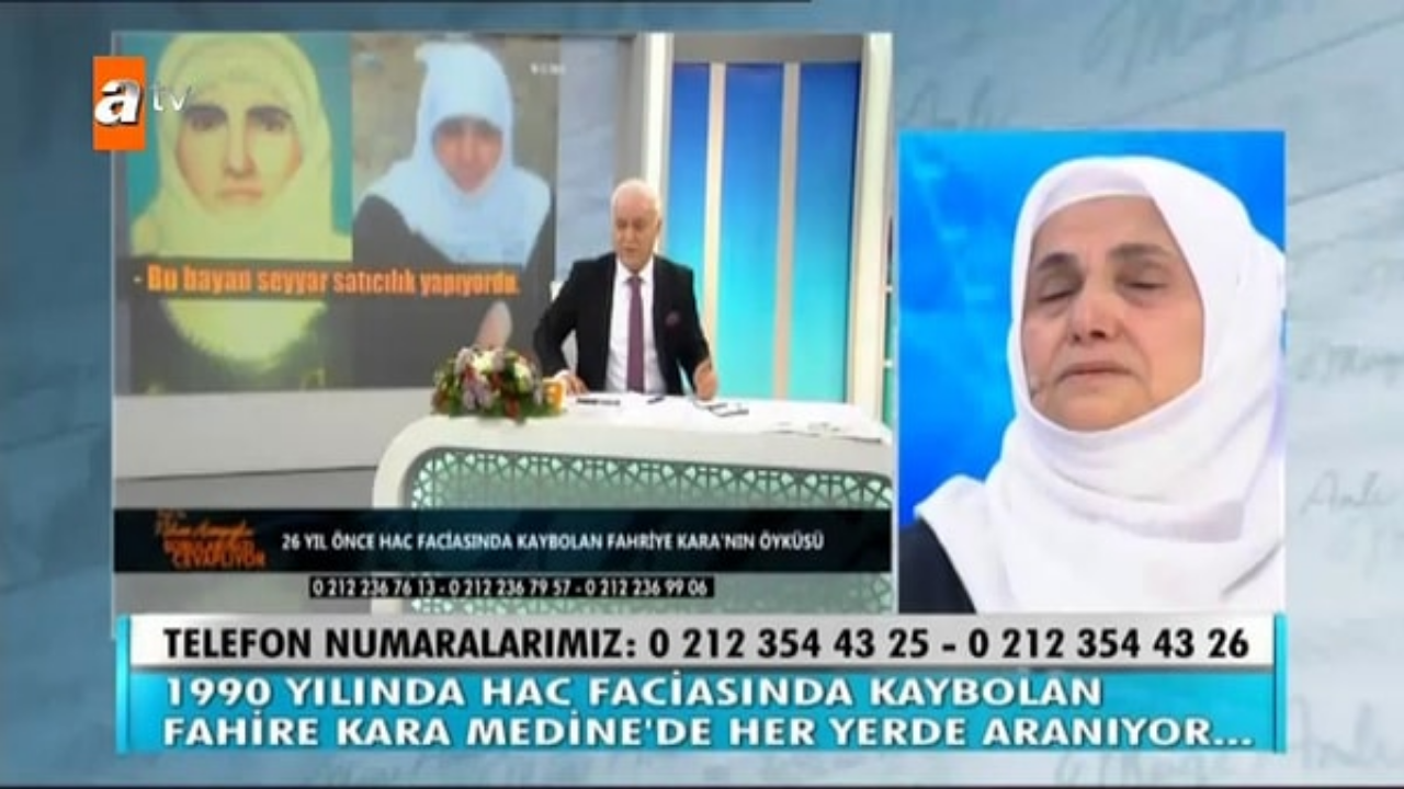 Müge Anlı’da Aranan Fahire Kara Dosyası Hacda Kayboldu, 26 Yıl Öldü Sanıldı (7)