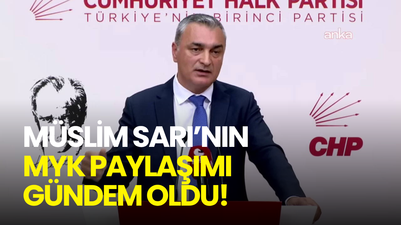 Müslim Sarı’nın MYK paylaşımı gündem oldu! O ayrıntı sosyal medyada tepki çekti