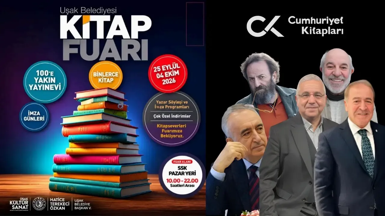 Uşak Kitap Fuarı Başlıyor: 86 Konuk, 100’e Yakın Yayınevi